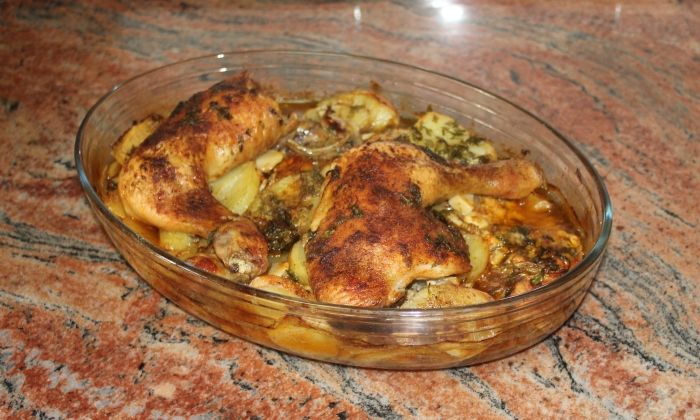 Печени пилешки бутчета на фурна IMG_3067s