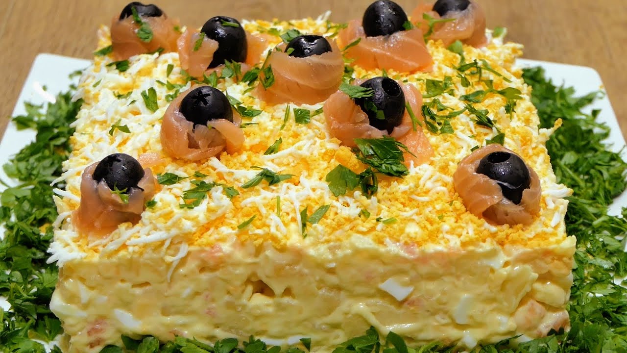 НЕВЕРОЯТНО ВКУСНИ САЛАТИ! Всеки търси такива нежни салати за Новогодишната маса! maxresdefault (66)