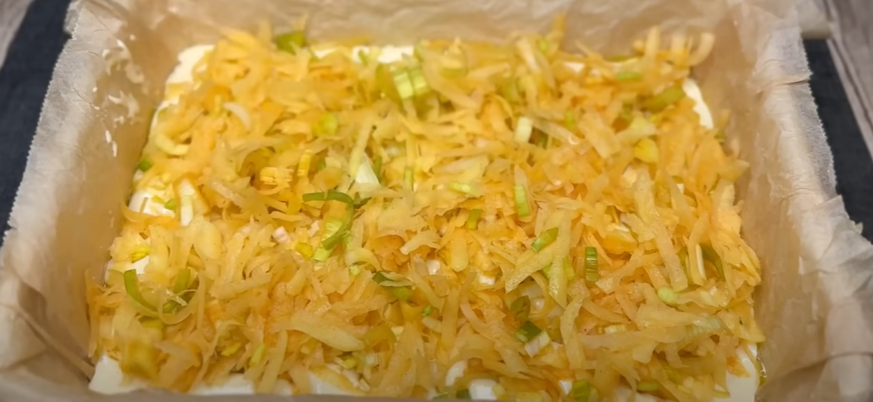 Просто настържете картофите