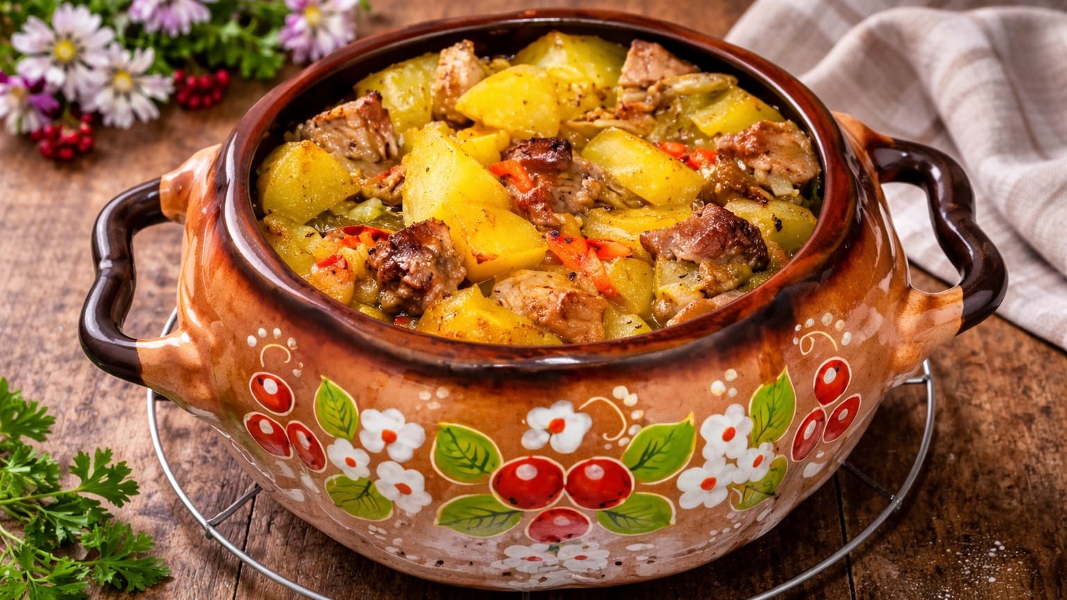 Вкусно ястие с месо в гювече – вечеря, която всички обожават yastie-s-meso-v-gyuveche-vkusno