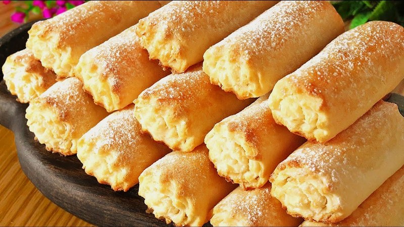 Пръхкави сладки рулца