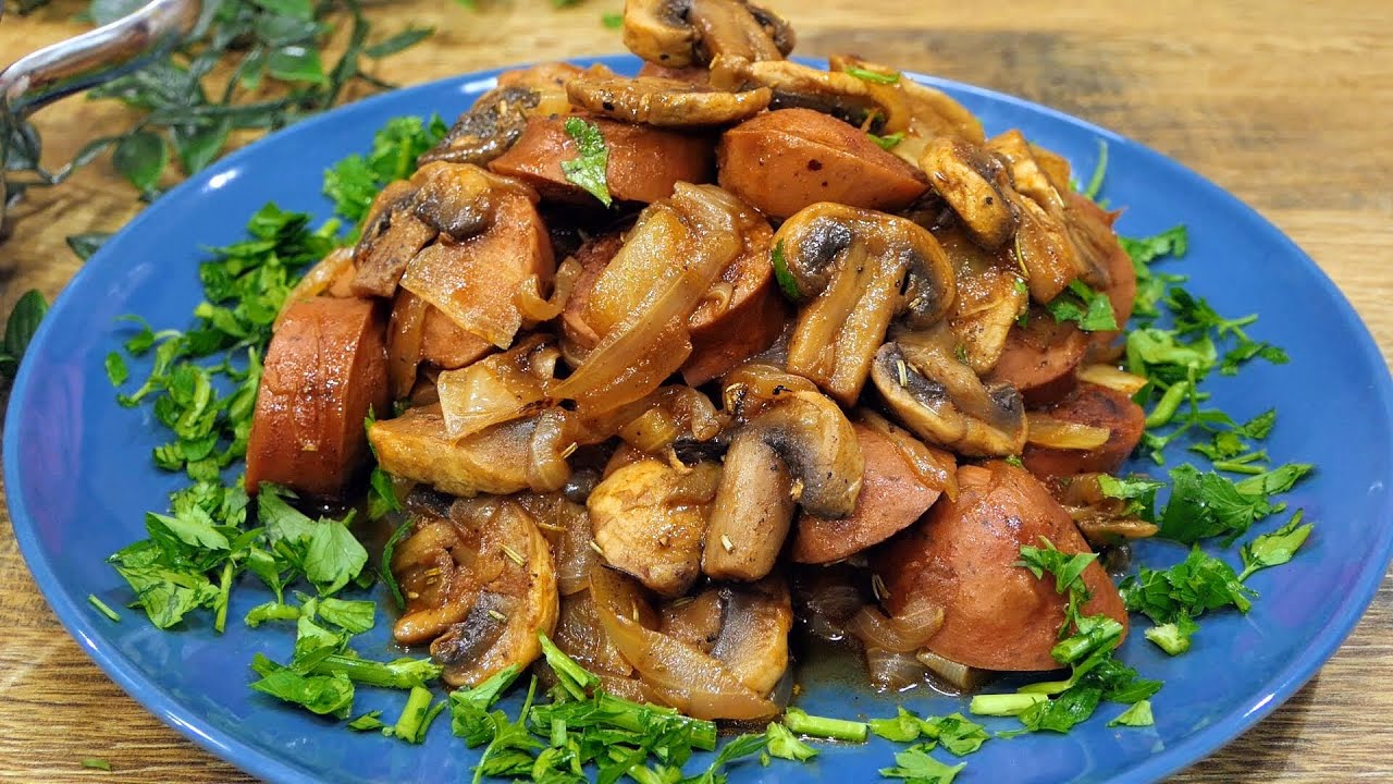 Толкова е вкусно! Мога да го готвя всеки ден. Супер бърза вечеря! Рецепта с гъби! Просто и вкусно