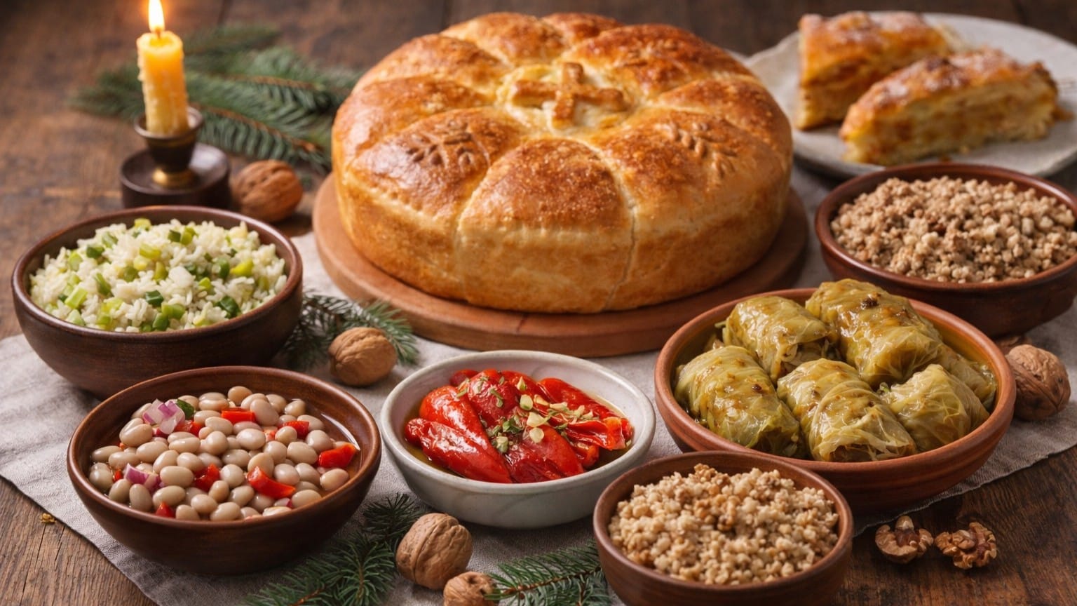 Примерно меню за Игнажден – традиции, вкус и благословия 🍞🌾 ignazhden-postna-trapeza-s-tradicionni-yastia