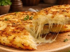 lesna-domashna-kartofena-tortilya-s-krema-sirene-i-shunka