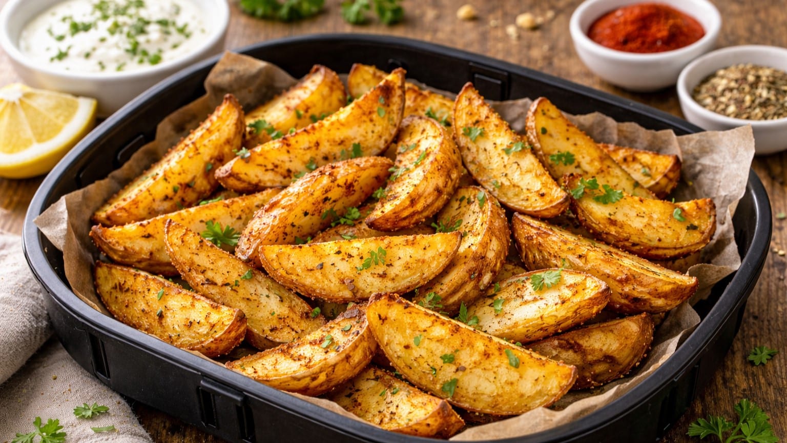 Картофи по селски в еър фрайър – без мазнина zdravoslovni-kartofi-po-selski-v-air-fryer-bez-maznina
