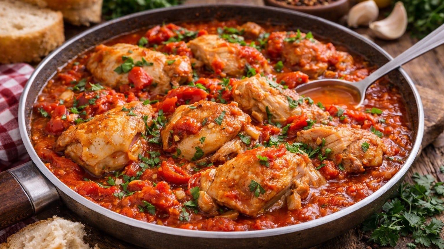 Вкусно пиле лютика – сочно месо в гъст сос от печени чушки 1 pile-lyutika-sochno-pileshko-sos-pecheni-chushki
