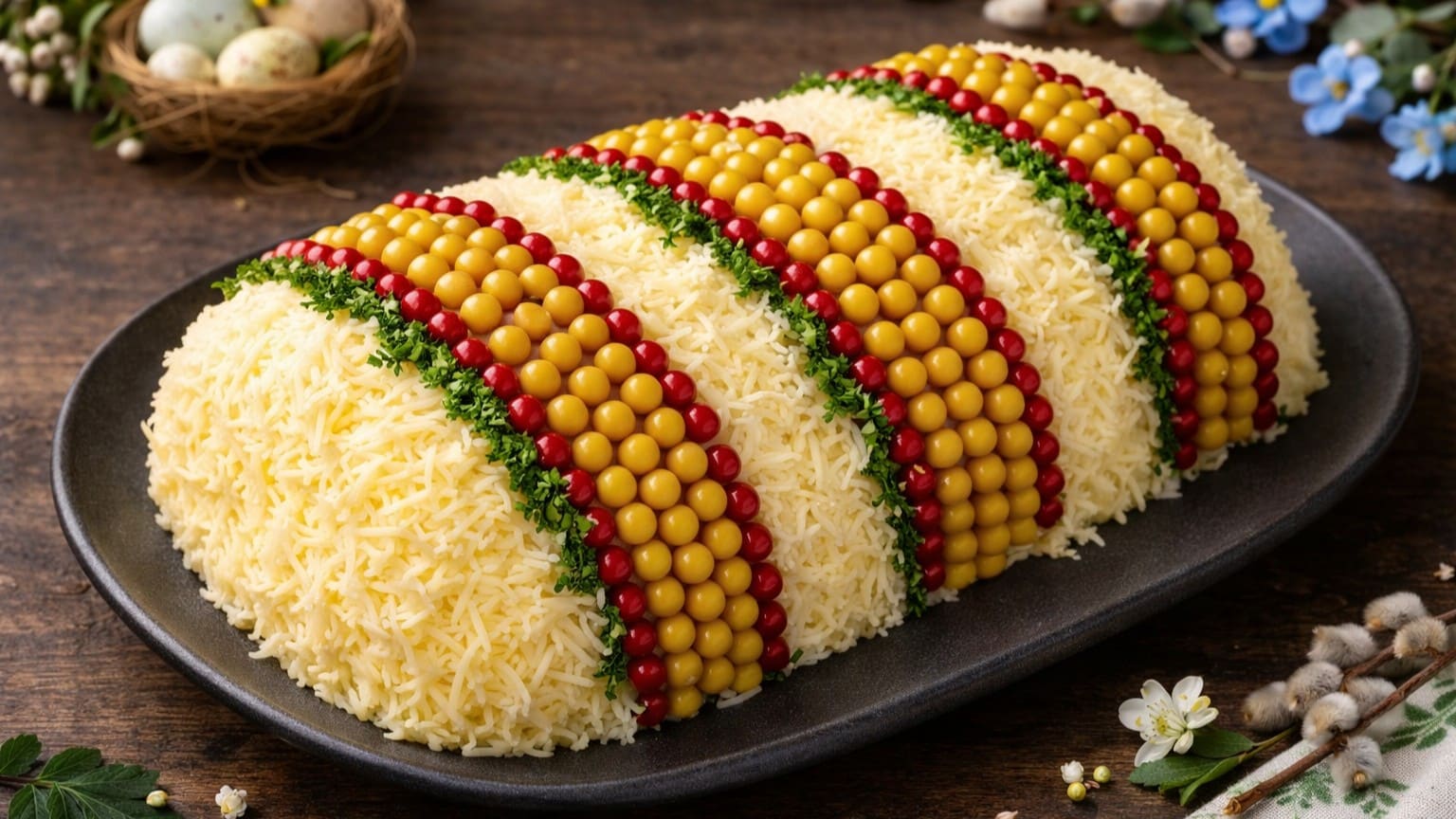 Великденска салата торта с пиле – хитът на празничната маса velikdenska-salata-torta-s-pile-kremooobrazna