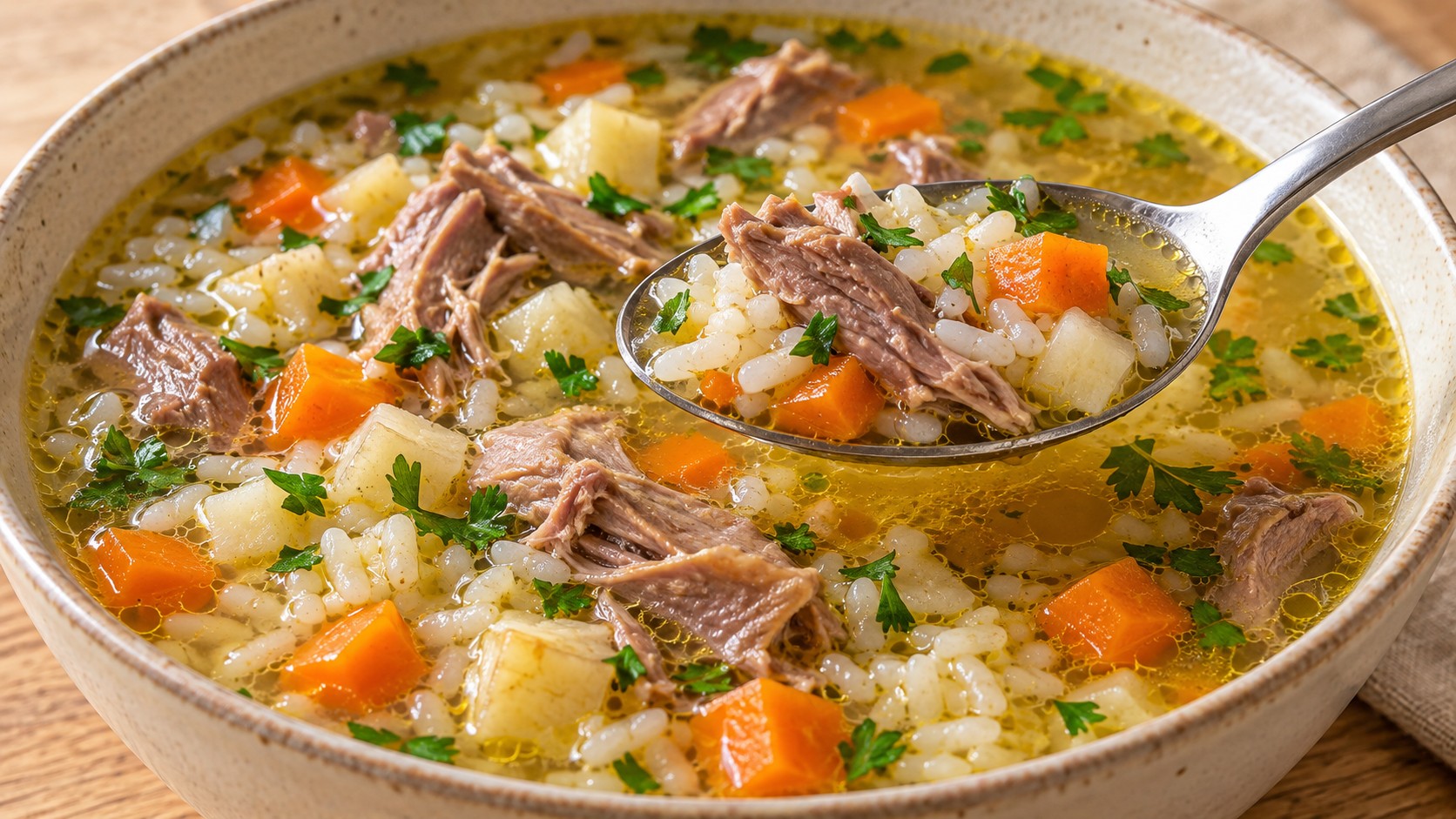 Патешка супа с ориз, моркови и целина 1 pateshka-supa-s-oriz-morkovi-i-tselina-v-kupa-s-lazhitsa