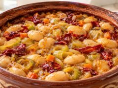 glineno-garne-s-edri-beli-zarna-bob-koltsa-praz-morkovi-i-susheni-cherveni-chushki